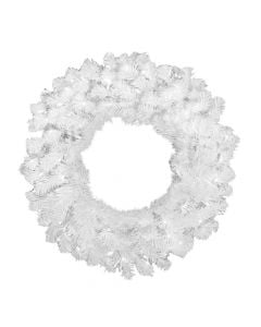 Decorative Wreath, Size of Diameter: 60cm, Density:138 branch, Color: White