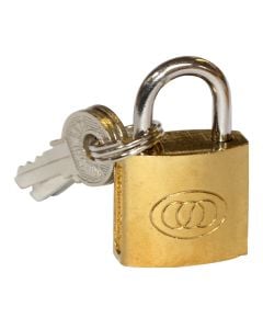 Padlock, steel, 20 mm