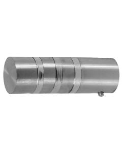 Curtain pole final, Size: D.16 mm, Color: Inox, Material: Metallic