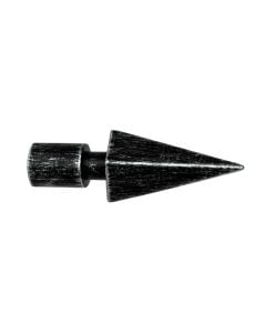 Curtain pole final, Size: D.20 mm, Color: Black-Silver, Material: Metallic