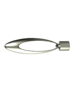 Curtain pole final, Size: D.20 mm, Color: Inox, Material: Metallic