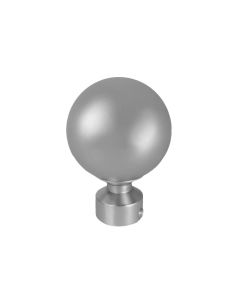 Finale per shufer perde, Permasa:  D.28 mm, Ngjyra: Inoks, Materiali: Metalik