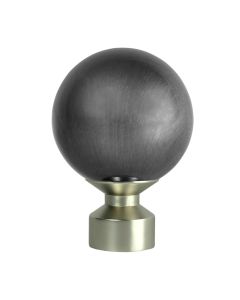 Finale per shufer perde, Permasa:  D.28 mm, Ngjyra: Inoks, Materiali: Metalik