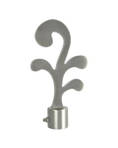 Finale per shufer perde, Permasa:  D.16 mm, Ngjyra: Nikel saten, Materiali: Metalik