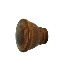 Curtain pole support, Size: D.20mm, Color: Cherry, Material: Wood