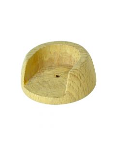 Curtain pole support, Size: D.35mm, Color: Natural, Material: Wood