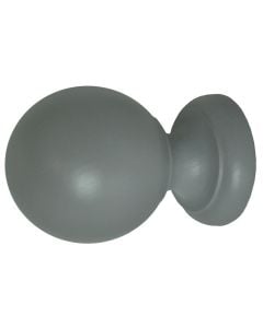 Curtain pole final, Size: D.28mm, Color: Light Grey, Material: Wood