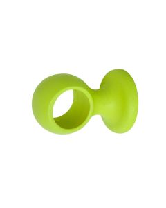 Curtain pole final, Size: D.28mm x 5cm, Color: Green lemon, Material: Wood