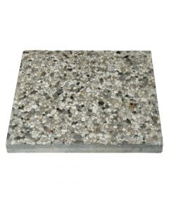 Bazament çadre, beton, gri, 40x40 cm
