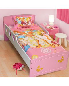 Çarçafë tek dhe këllëf jastëku, pambuk, shumëngjyrëshe, çarçafi: 150x200 cm (x2), këllëf jastëku:45x70 cm (x1)