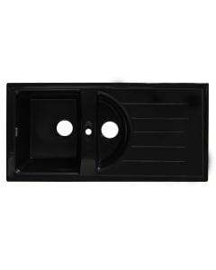 Sink, 1 bowl, left, PLADOS, granite, beige, 99x50xH20 cm