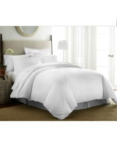 Quilt cover, single, 50% cotton; 50% polyester, white, 160x240 cm