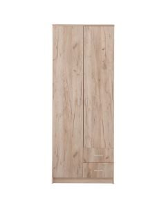Wardrobe, HANA, melamine, sonoma oak, 80x52xH205 cm