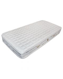 Mattress, single, foam, cotton, white, 90x190xH23 cm