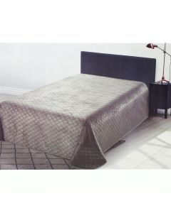Bedspread, double, fabric: 100% polyester (120 gsm), front: mink fabric: (180 gsm) (180 gsm); reverse: (70 gsm), purple, 220×240 cm