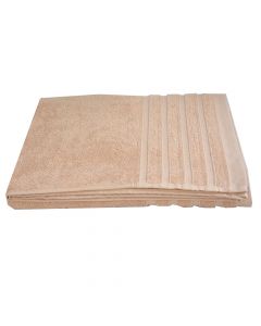 Shower towel, cotton, light pink, 90x150 cm, 450 gsm