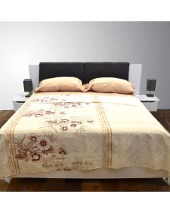 Çarçafë set HomeLife,dopjo, poliester dhe pambuk, shumëngjyrëshe, 240x240 cm; 160x190+25cm(me llastik); 50x80 cm (x2)