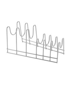 Plates and pot lid holders, Lido, polytherm® coating, gray, 28x16xH14 cm