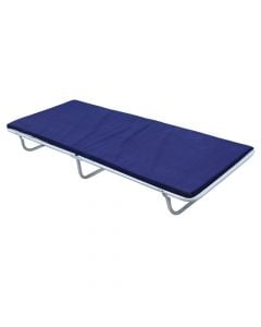 Portable bed, with net, metal frame, white, 80x190 cm