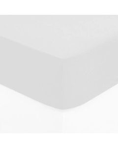 Double bed linen, cotton, white, 160x200 cm