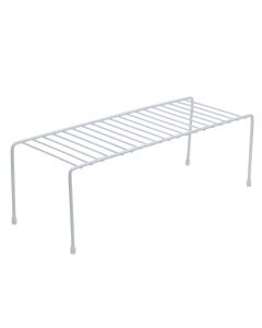 Organization shelf, in the kitchen, 1 level, metal, white, 30x13xH12.5 cm