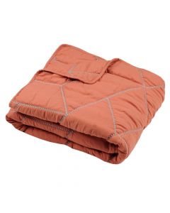 Mbulesë krevati, Hevea, poliester, portokalli, 130x160 cm