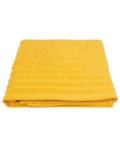 Shower towel, cotton, mustard, 450 gr/m², 100x150 cm