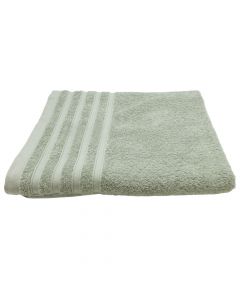 Shower towel, cotton, green, 450 gr/m², 70x140 cm
