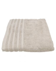 Shower towel, cotton, beige, 450 gr/m², 100x150 cm