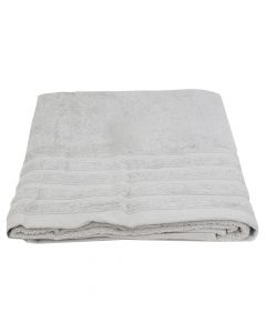 Shower towel, cotton, gray, 450 gr/m², 100x150 cm