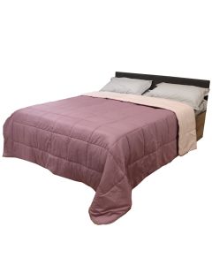 Jorgan pranveror, dopjo, pambuk, rozë, 220x240 cm, 150 gr/m²