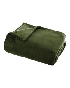 Blanket, polyester, green, 180x230 cm