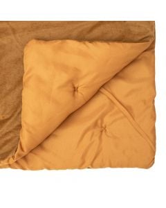 Mbulesë krevati, Baklo, poliester, kafe, 240x260 cm