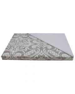Bedlinen set, single, cotton, grey, 165x240 cm; 90x190+ 25 cm; 50x80 cm (x1)