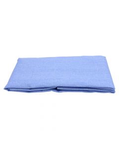 Pillow cases (x2), 80% cotton/ 20% polyester, sky blue, 50x80 cm
