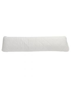Pillow, Body Pillow, memory foam crumbs, microfiber, white, 40x145 cm