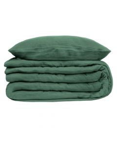 Bedlinen set, Celadon, cotton, green, 240x220 cm; 65x65 cm (x2)