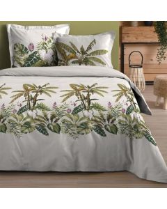 Bedlinen set, Island, double, cotton, colorful, 240x220 cm; 63x63 cm (x2)