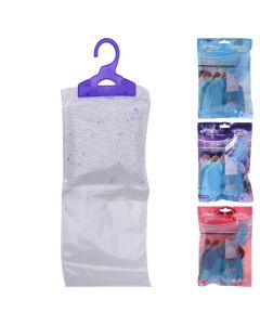 Freshener and dehumidifier, for clothes, plastic, assorted, 210g