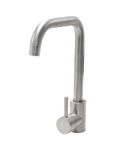 Sink mixer, Dishidun, bronxe, arched, silver