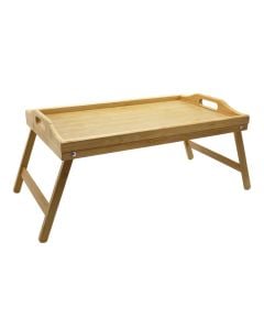 Tray ''Comfi'', wood, natural wood, 50x30xH23 cm