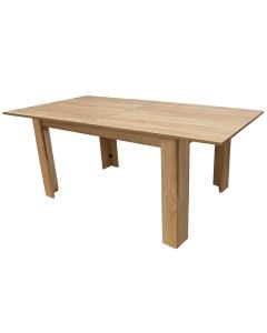 Dining table, melamine, sonoma, 160/200x90xH75 cm
