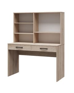 Office desk, melamine, sonoma, 117x50xH143 cm