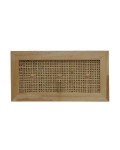 Clothes hanger, wood, brown, 5x30xH15 cm