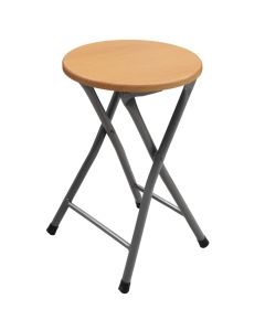 Round table, melamine, metallic structure, Dia.30xH45 cm