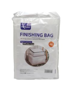 Packing bag, polyester, white, 105x45x15 cm