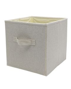 Storage box, fabric, assorted, 27x27xH27 cm