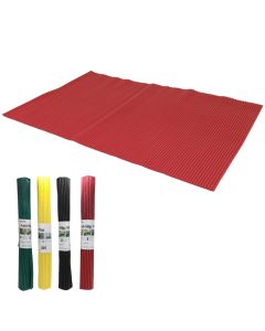 Anti-slip, plastic, white/grey, 65x90 cm