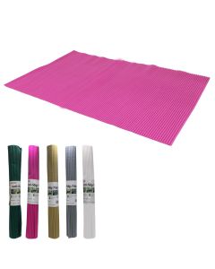 Anti-slip, plastic, white/grey, 65x100 cm