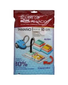 Vacuum packing bag, PVC, clear, 80x100 cm